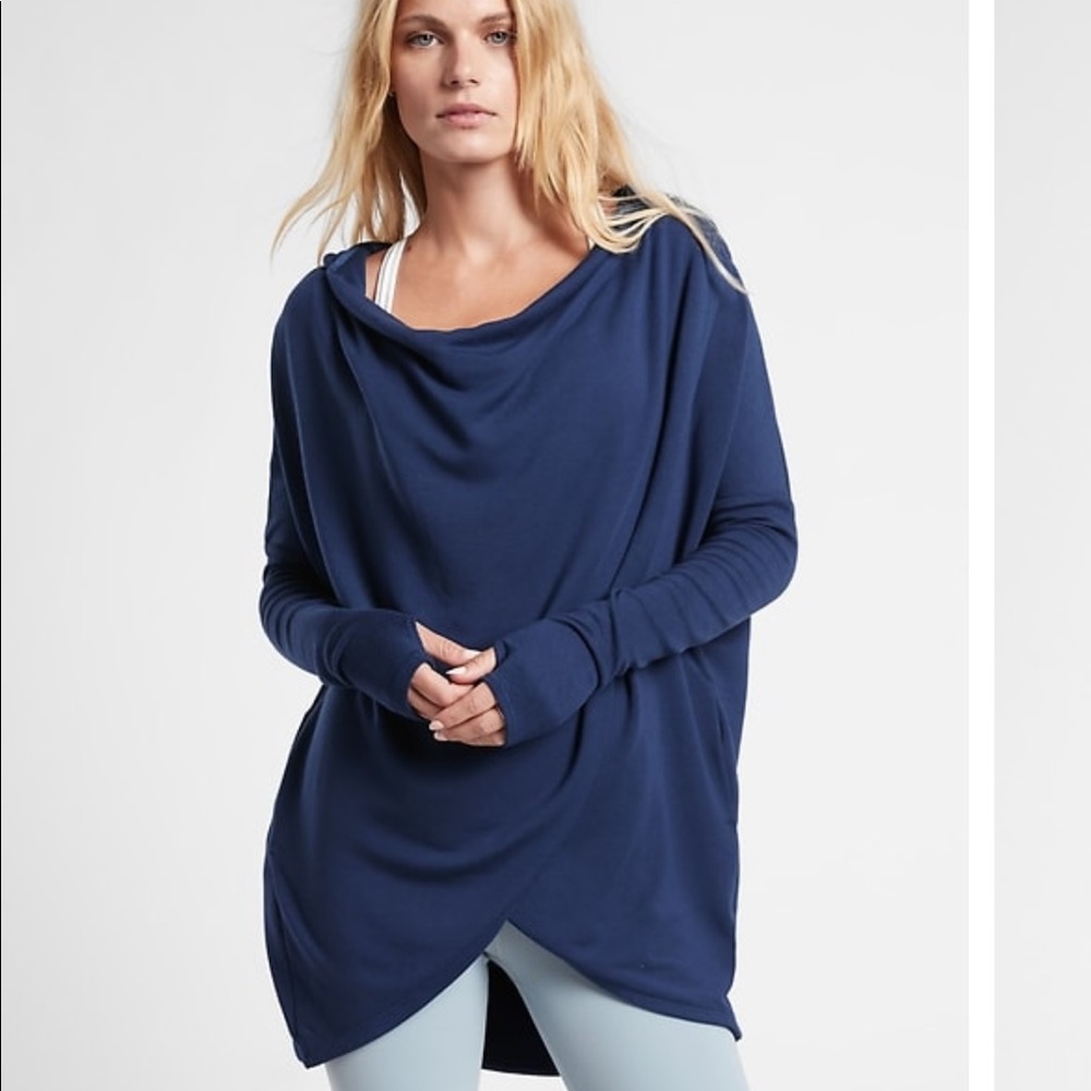 Athleta Purana Wrap Sweatshirt XS